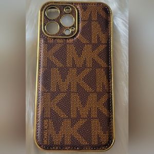 New MK Luxury Leather Phone Case iPhone 13 Pro Max